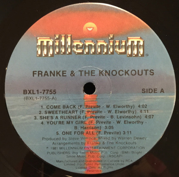 Franke & The Knockouts : Franke & The Knockouts (LP, Album)