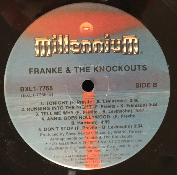Franke & The Knockouts : Franke & The Knockouts (LP, Album)