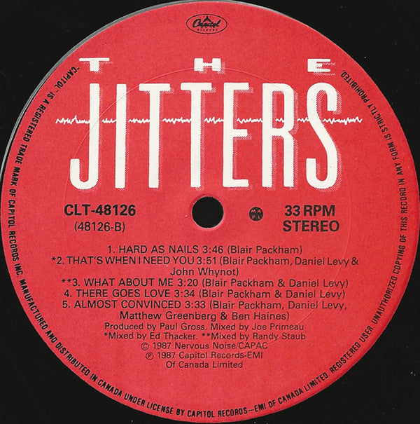 The Jitters : The Jitters (LP, Album)