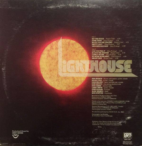 Lighthouse (2) : Can You Feel It (LP, Album)