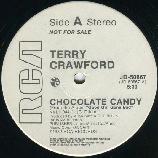 Terry Crawford : Chocolate Candy (12", Single, Promo)