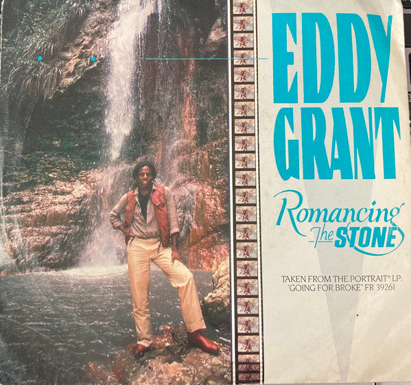 Eddy Grant : Romancing The Stone (7", Single, Promo, Styrene, Pit)