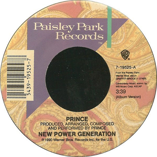 Prince : New Power Generation (7", Single)