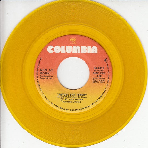 Men At Work : Down Under (7", Single, Ltd, Gol)