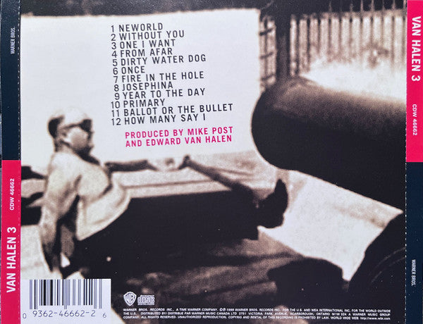 Van Halen : Van Halen III (CD, Album)