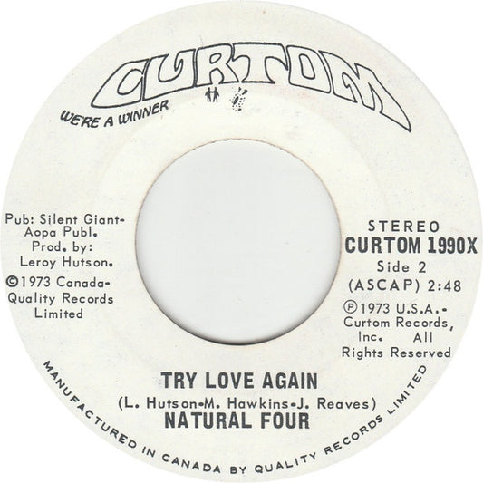 The Natural Four : Can This Be Real (7")