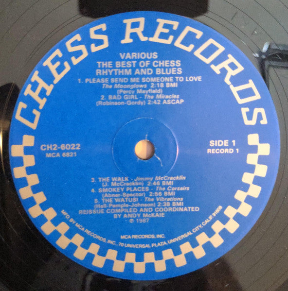 Various : The Best Of Chess Rhythm & Blues (2xLP, Comp)