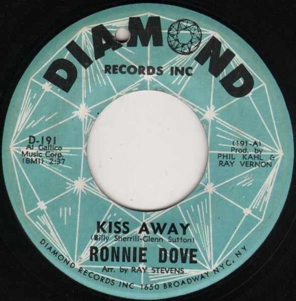 Ronnie Dove : Kiss Away (7", Single)