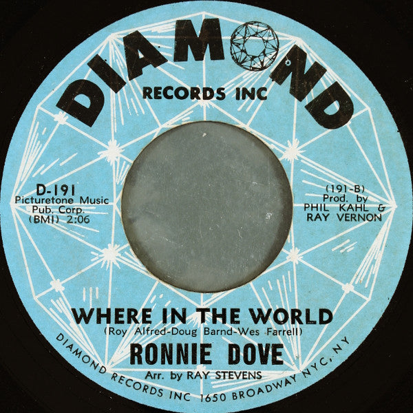 Ronnie Dove : Kiss Away (7", Single)