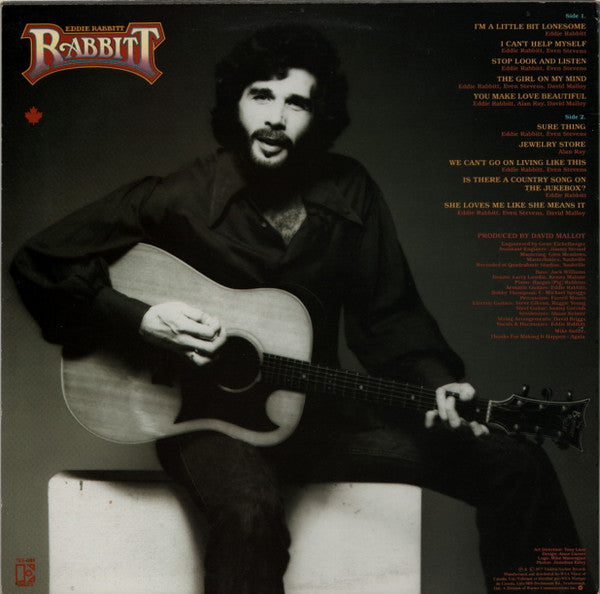 Eddie Rabbitt : Rabbitt (LP, Album, RE, C)