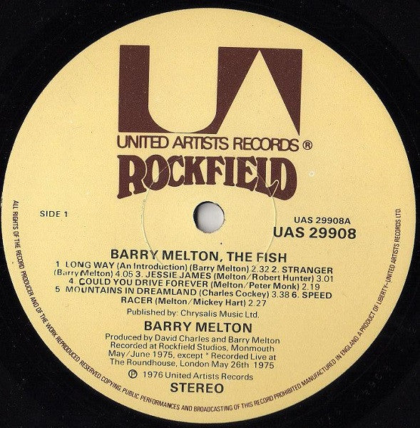 Barry Melton : The Fish (LP, Album)