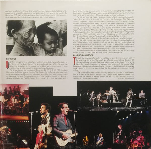 Various : Concerts For The People Of Kampuchea (2xLP, Album, Gat)