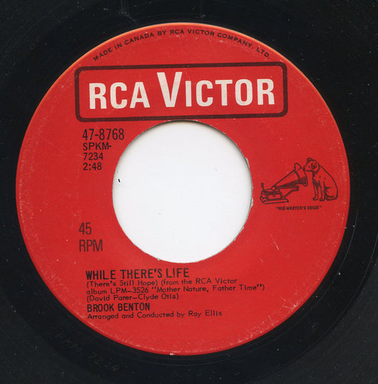 Brook Benton : While There's Life / Only A Girl Like You (7")