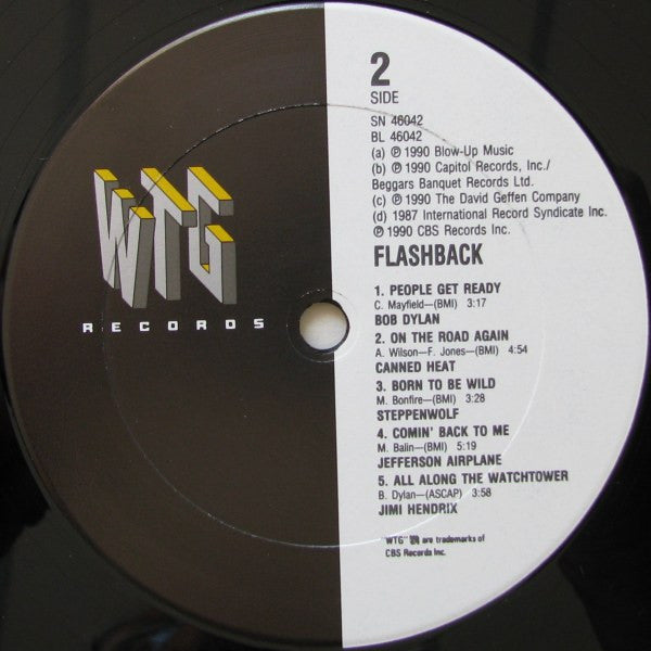 Various : Flashback (The Original Motion Picture Soundtrack) (LP, Comp)