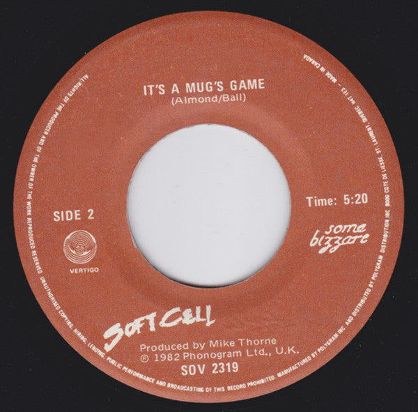 Soft Cell : Loving You, Hating Me (7", Single)