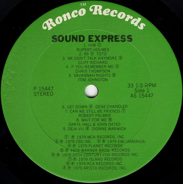 Various : Sound Express (LP, Comp)