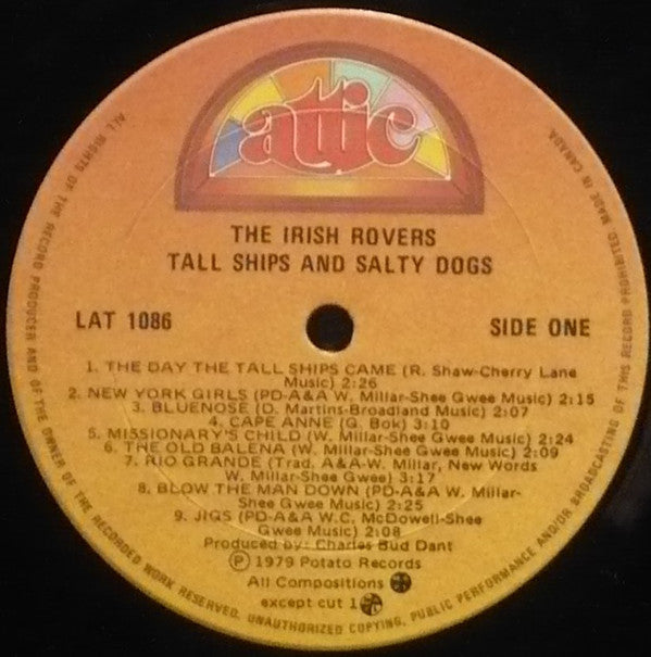 Irish Rovers* : Tall Ships & Salty Dogs (LP, Album)
