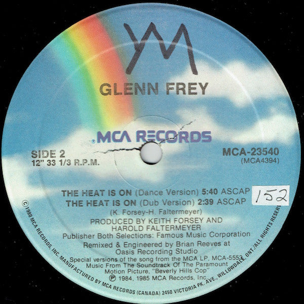Glenn Frey : The Heat Is On (12", Maxi)