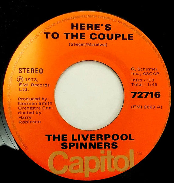 The Liverpool Spinners : Here's To The Couple (7", Single)