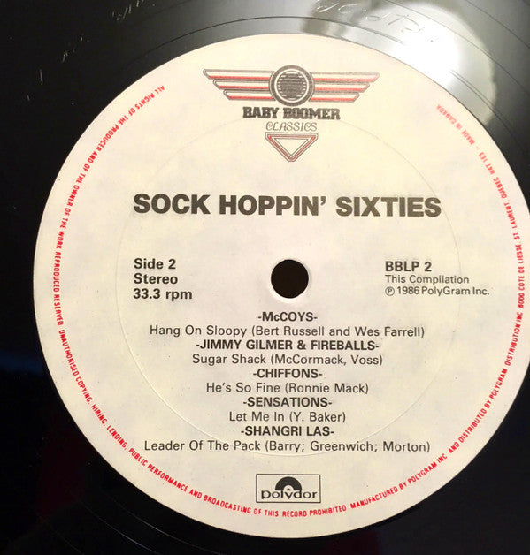 Various : Sock Hoppin' Sixties (LP, Comp)