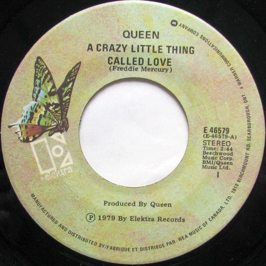 Queen : A Crazy Little Thing Called Love (7", Single)