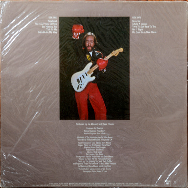 Dave Mason : Old Crest On A New Wave (LP, Album)