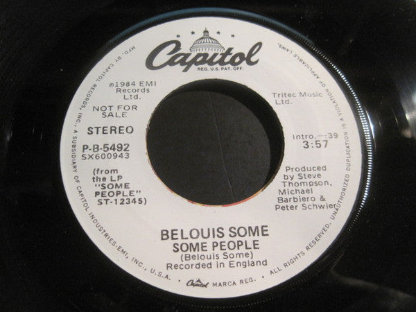 Belouis Some : Some People (7", Single, Promo)