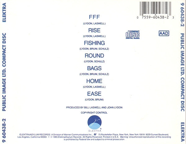 Public Image Limited : Compact Disc (CD, Album)