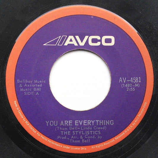 The Stylistics : You Are Everything (7", Single)