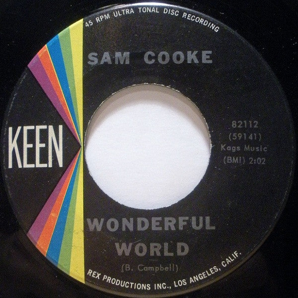 Sam Cooke : Wonderful World / Along The Navajo Trail (7", Single)