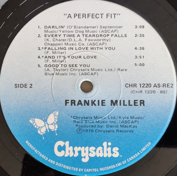 Frankie Miller : A Perfect Fit (LP, Album)