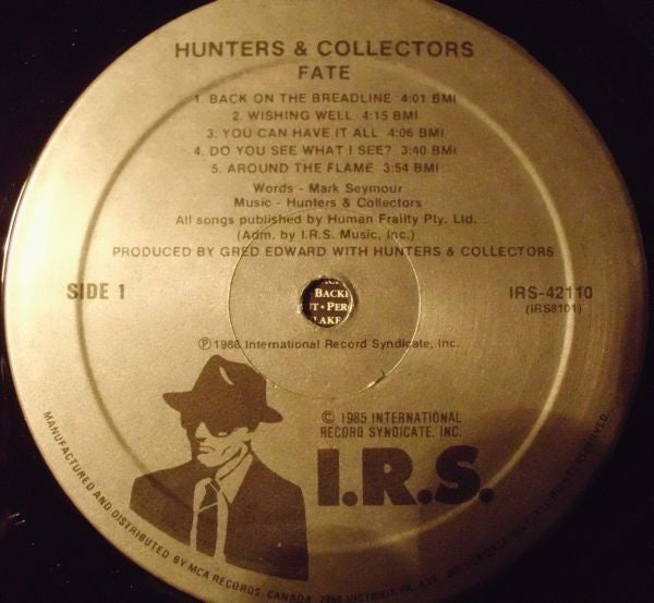 Hunters & Collectors : Fate (LP, Album)