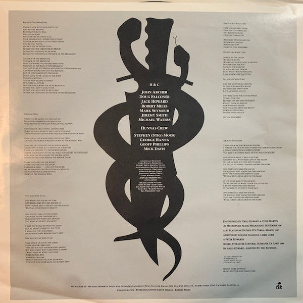 Hunters & Collectors : Fate (LP, Album)
