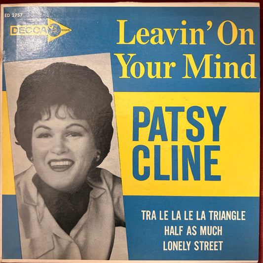 Patsy Cline : Leavin' On Your Mind (7", EP)