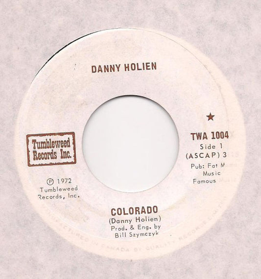 Danny Holien : Colorado (7")