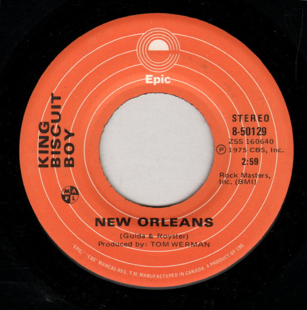 King Biscuit Boy : New Orleans (7", Single)