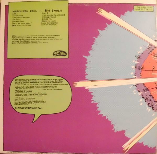 Wreckless Eric : Big Smash (LP, Album)
