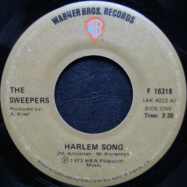 The Sweepers : Harlem Song / Something's Real (7", Single)