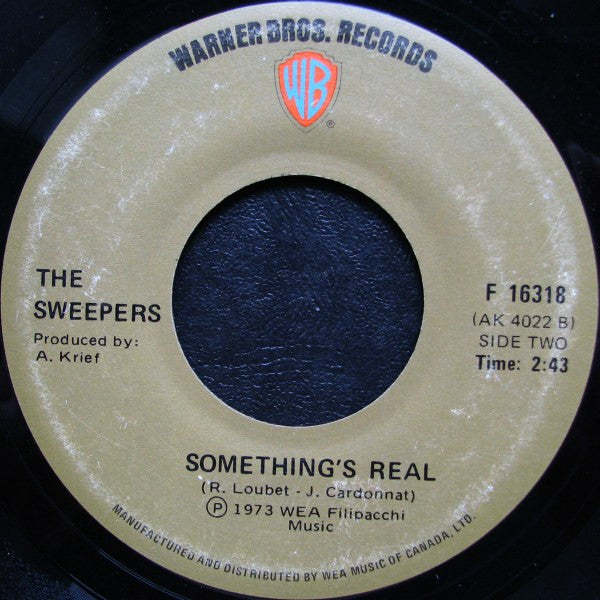 The Sweepers : Harlem Song / Something's Real (7", Single)