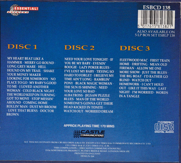 Fleetwood Mac : The Blues Years (3xCD, Comp + Box)