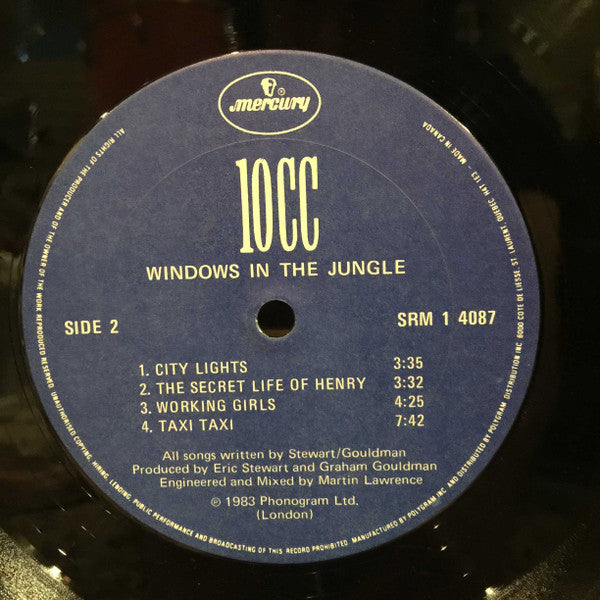 10cc : Windows In The Jungle (LP, Album)