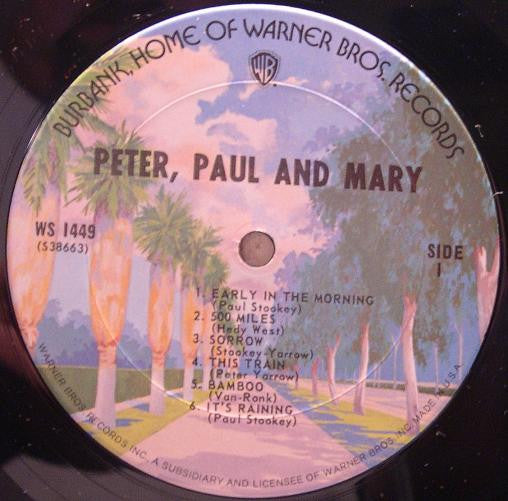 Peter, Paul And Mary* : Peter, Paul And Mary (LP, Album, RE)