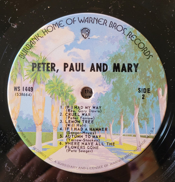 Peter, Paul And Mary* : Peter, Paul And Mary (LP, Album, RE)