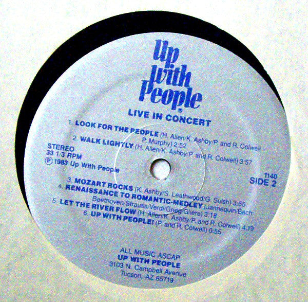Up With People : Live In Concert (LP)
