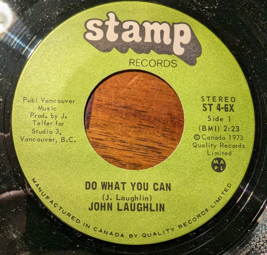 John Laughlin : Do What You Can (7", Single)