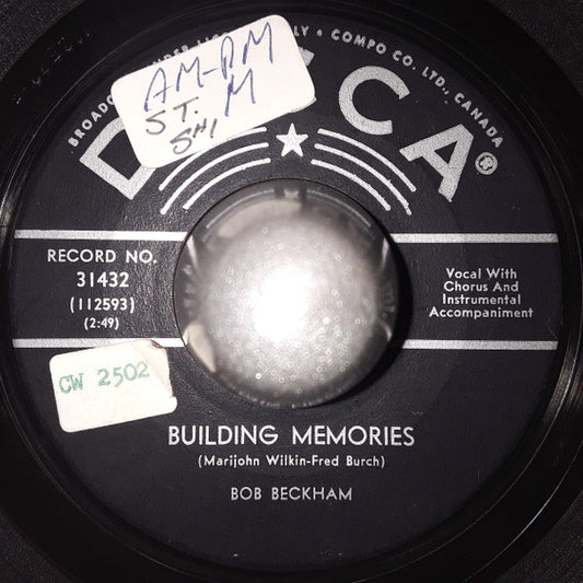 Bob Beckham : Building Memories (7", Single)