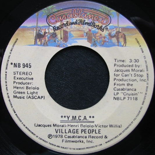 Village People : Y.M.C.A. (7", Single)