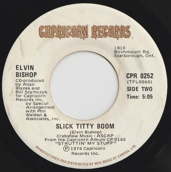 Elvin Bishop : Fooled Around And Fell In Love (7", Single)