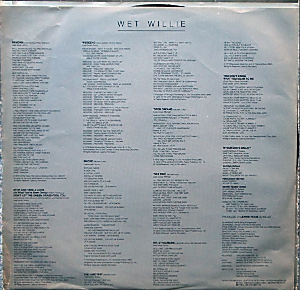 Wet Willie : Which One's Willie? (LP, Album)