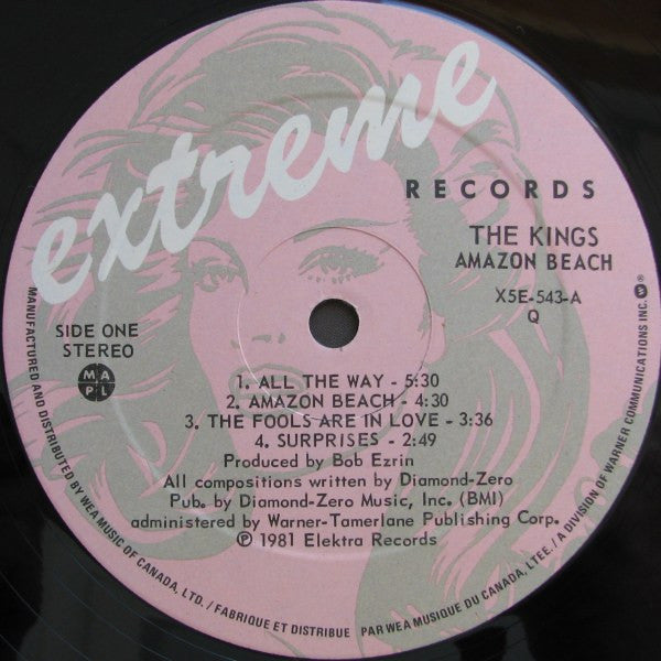 The Kings : Amazon Beach (LP, Album)